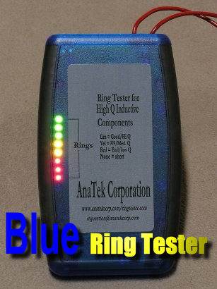 blue tester