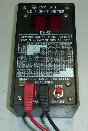 esr capacitor tester