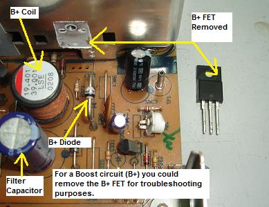boost fet removed