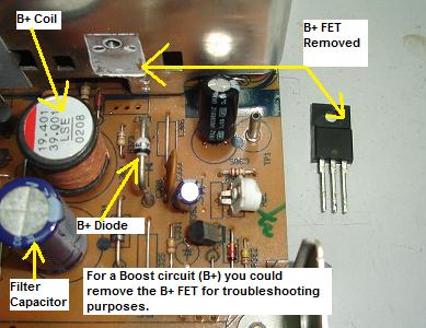 boost fet removed boost fet removed