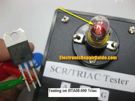 testing triac