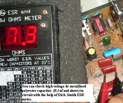 test capacitors