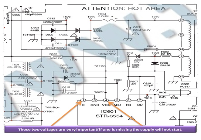 crt tv schematic