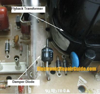 monitor damper diode