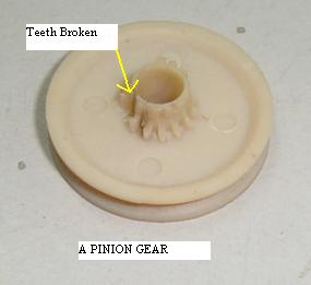 dvd pinion gear