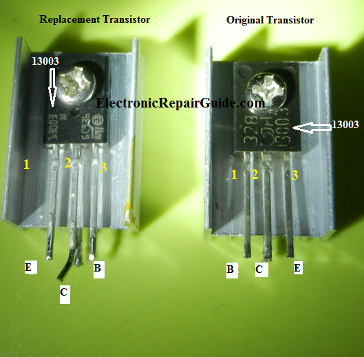 DVD PLAYER TRANSISTOR