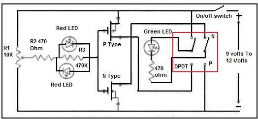 fet tester diagram