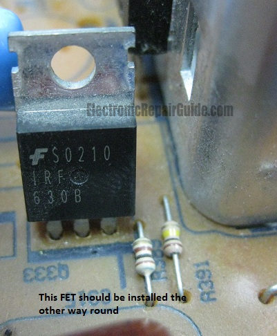 FET SHORTED FET SHORTED