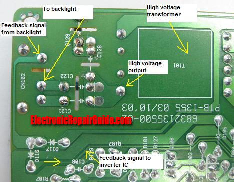 inverter feedback lcd board