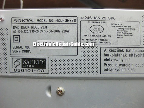 sony hifi repair sony hifi repair
