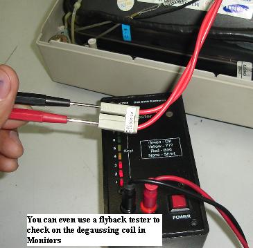 monitor degaussing coil