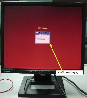 on screen display osd on screen display osd