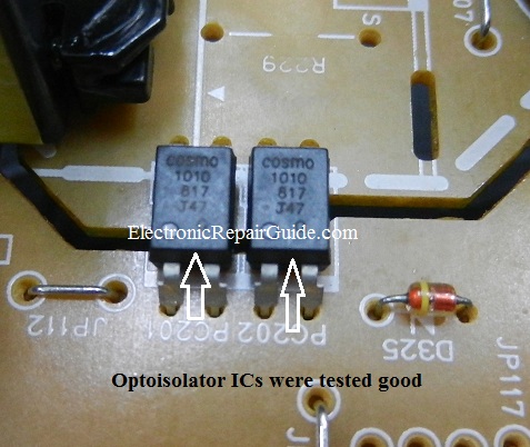 testing optoisolator ic