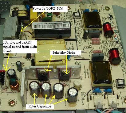 Power supply samsung tv lcd