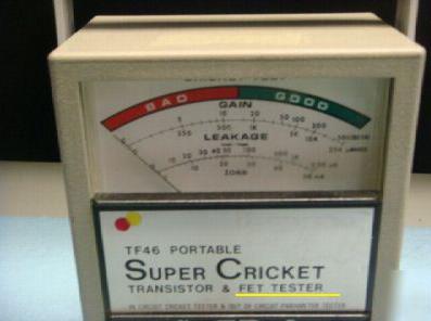 sencore cricket fet tester sencore cricket fet tester