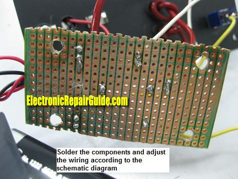 soldering components