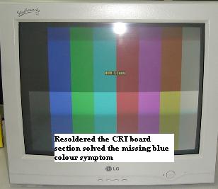 missing blue color missing blue color