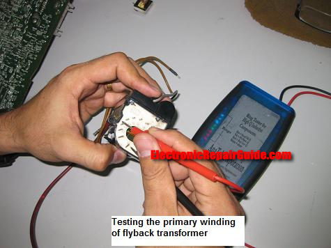 checking flyback transformer