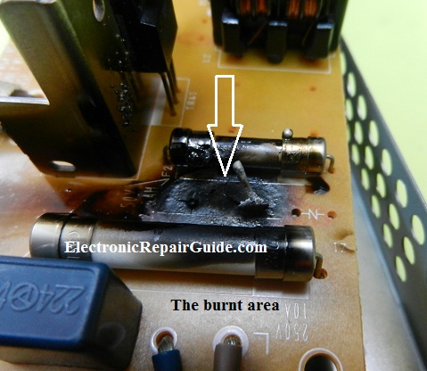 the burnt component the burnt component