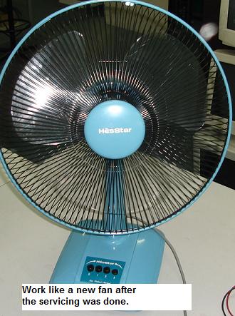 table fan 