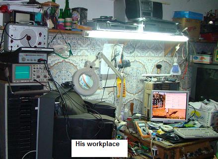 electronic repair workplace