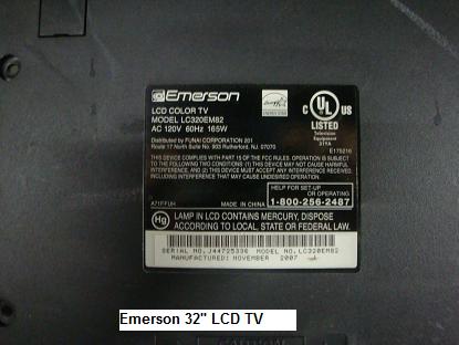 emerson lcd tv