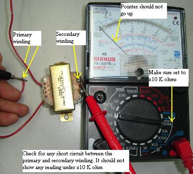 transformer tests transformer tests